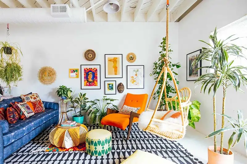 سبک بوهو چیست؟ و ویژگیهای سبک بوهو 2 دکوراسیون سبک بوهو