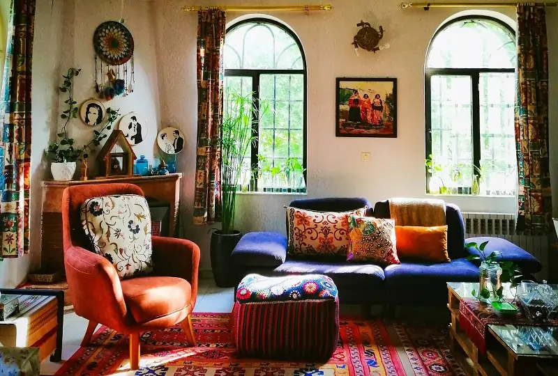 سبک بوهو چیست؟ و ویژگیهای سبک بوهو 4 دکوراسیون سبک بوهو