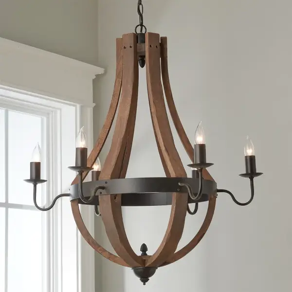 لوستر چوبی سقفی