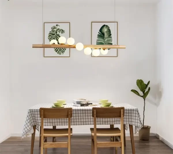 لوستر چوبی سقفی 