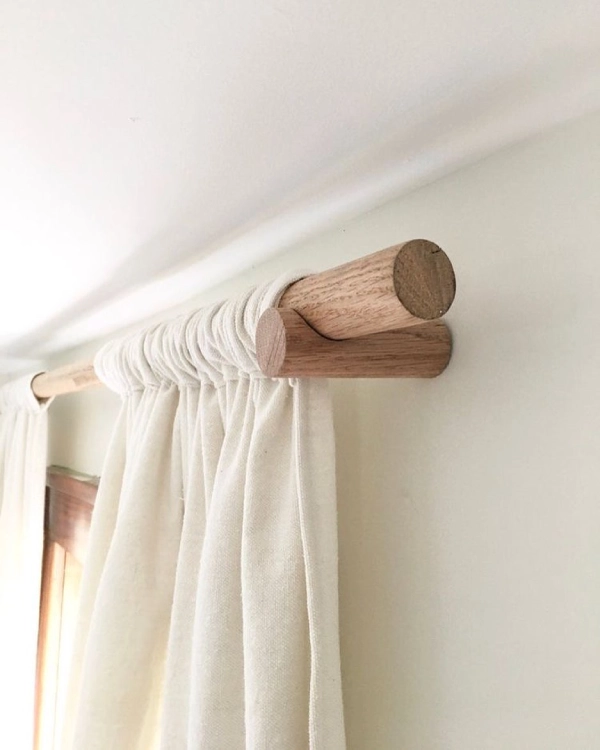 میل پرده‌های چوبی 