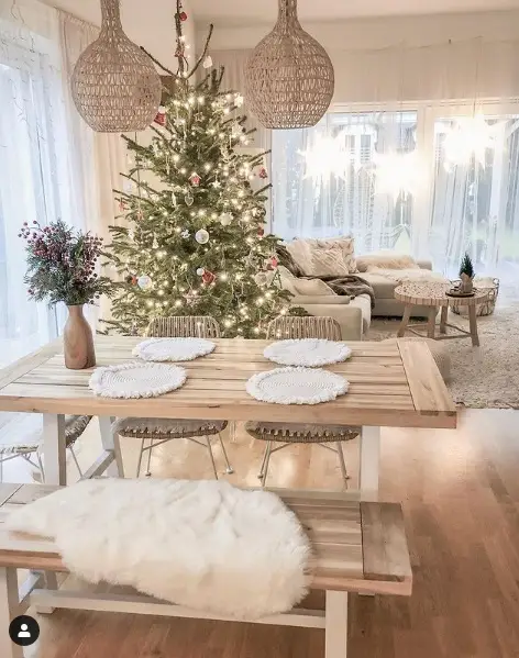 الهام گرفتن از عناصر طبیعی برای کریسمس