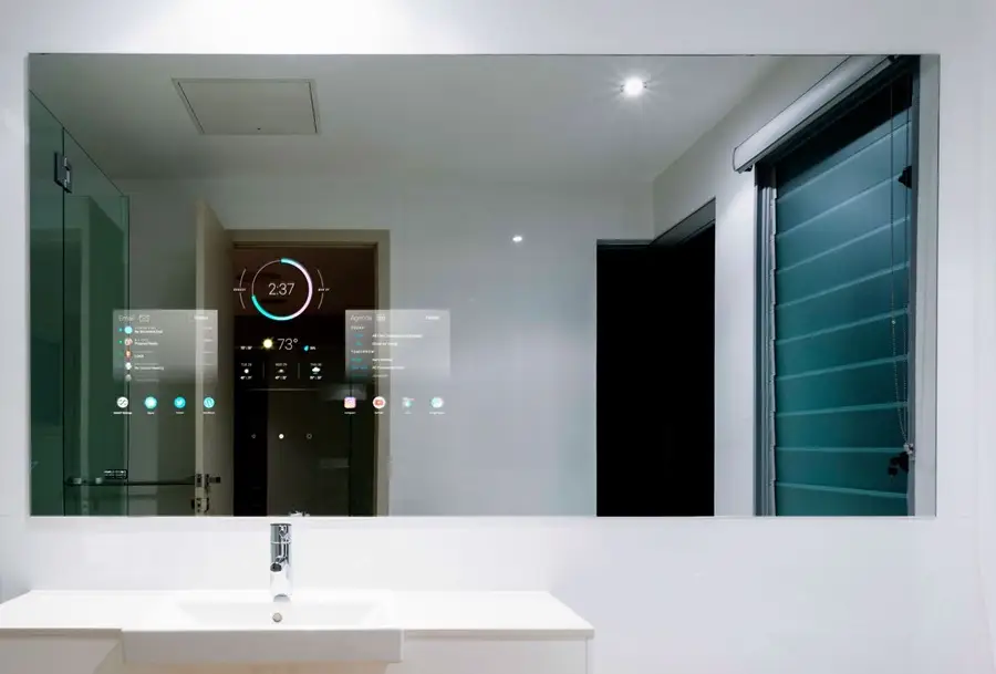 آینه‌ های هوشمند برای تزیین سرویس بهداشتی