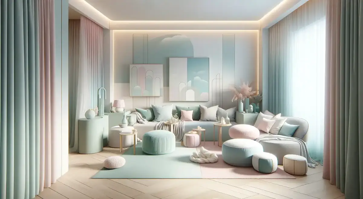 رنگ و نورپردازی پذیرایی