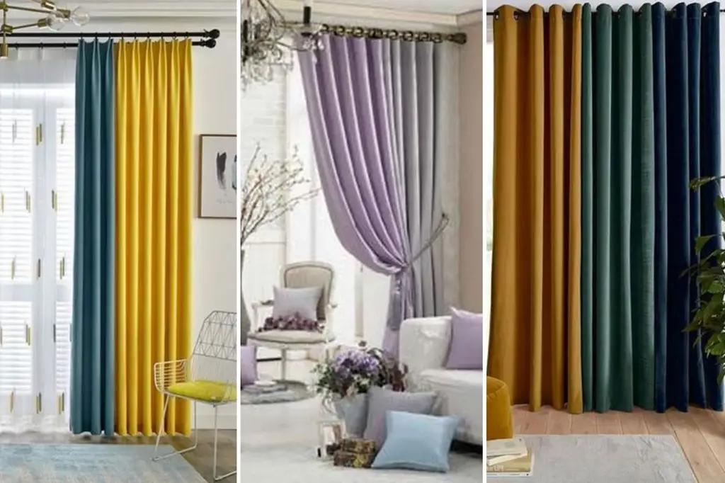 رنگ و طرح پرده