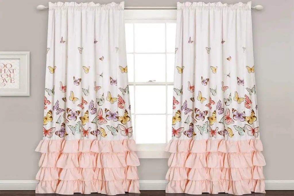 پرده اتاق خواب دخترانه