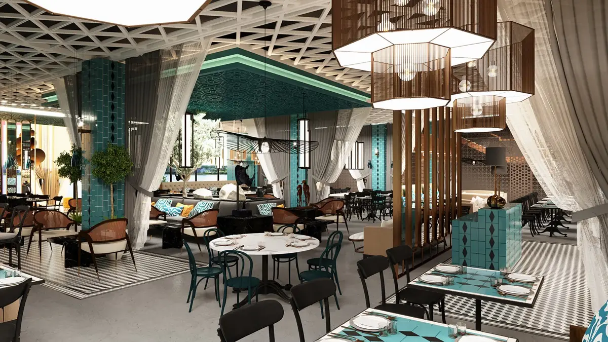 انتخاب متریال مناسب برای دکوراسیون رستوران