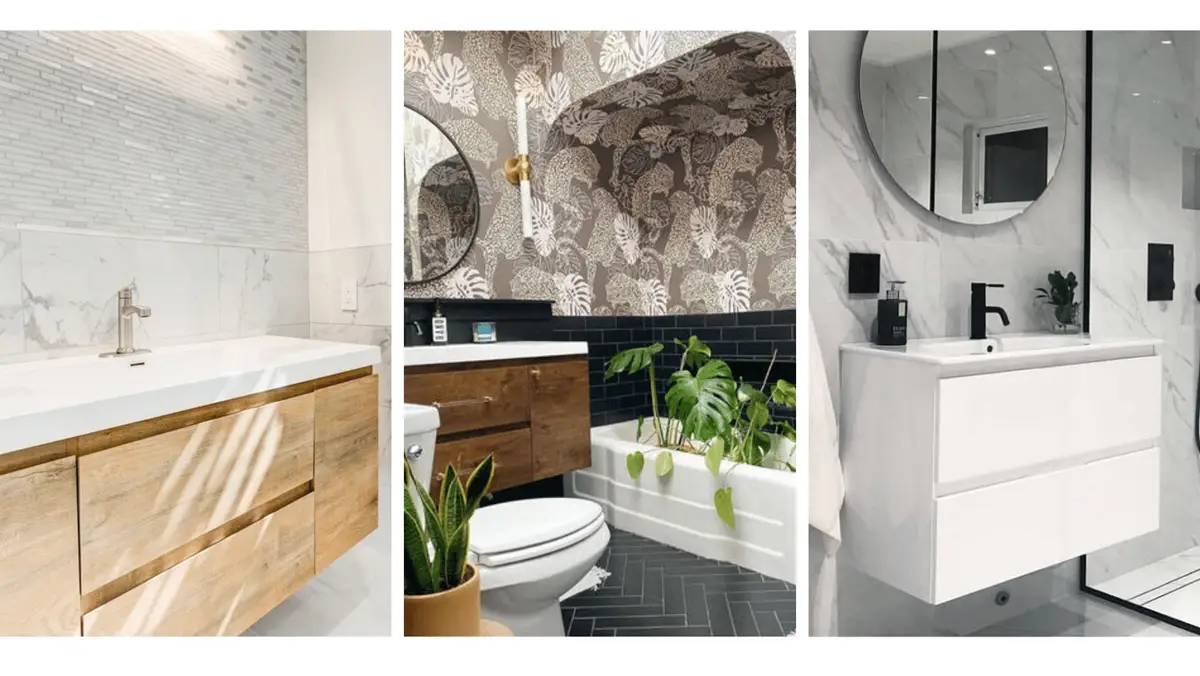 انواع کابینت دستشویی