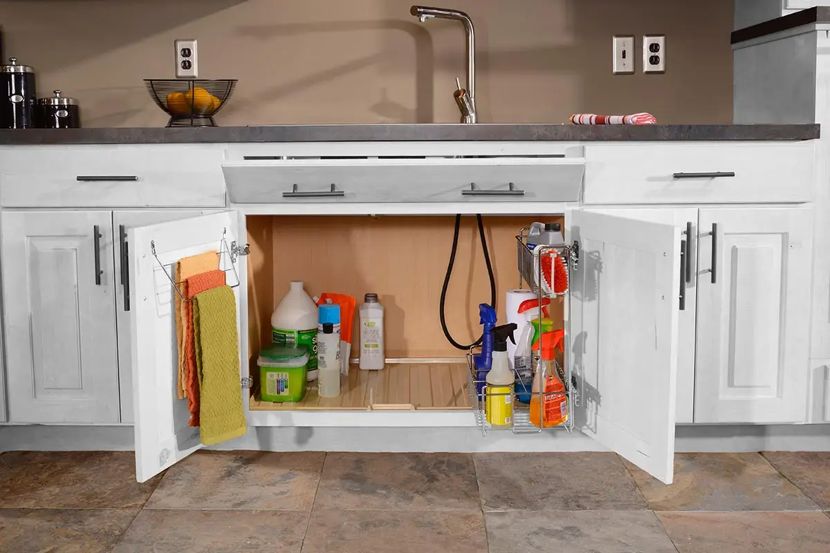 استفاده از فضای زیر سینک