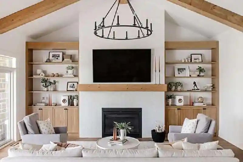 نصب شلف برای رفع تورفتگی دیوار