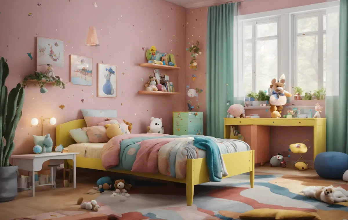 نکات مهم در انتخاب رنگ برای اتاق کودک