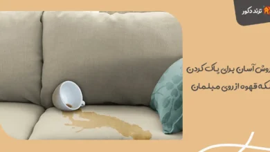 5 روش آسان برای پاک کردن لکه قهوه از روی مبلمان 4 5 روش آسان برای پاک کردن لکه قهوه از روی مبلمان