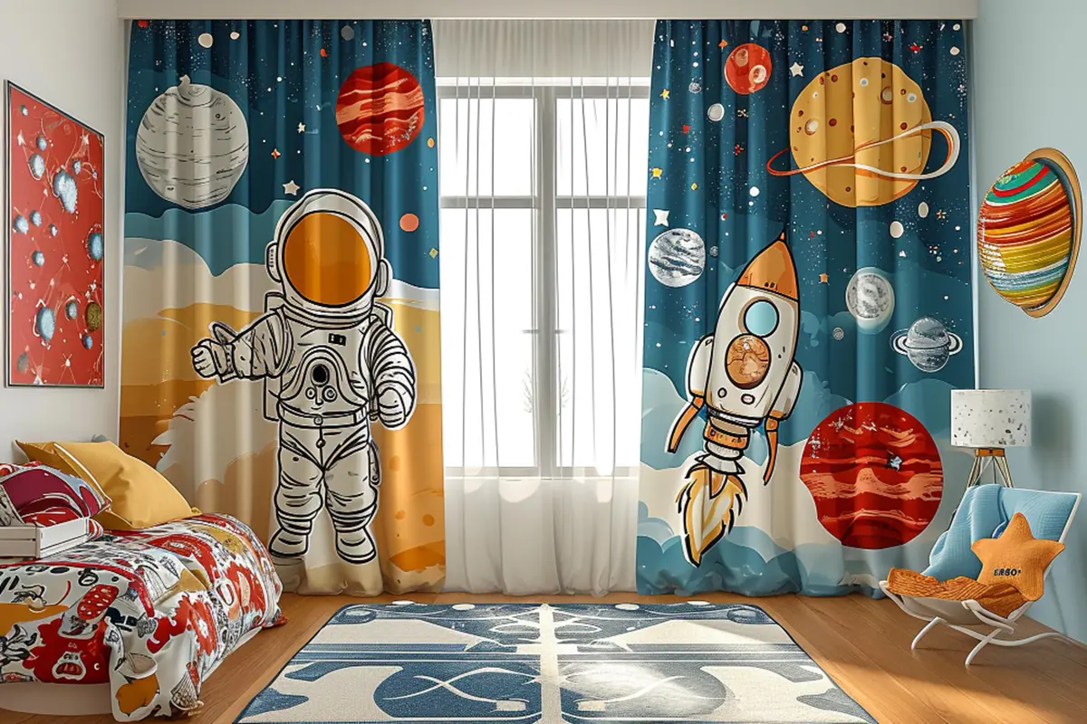 نکات تکمیلی برای انتخاب پرده اتاق کودک