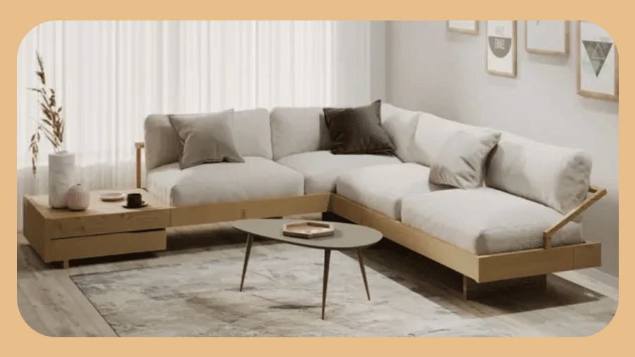 بهترین مدل های مبل چوبی شیک - معرفی ۱۰ طرح خاص و محبوب 4 مبل چوبی ال