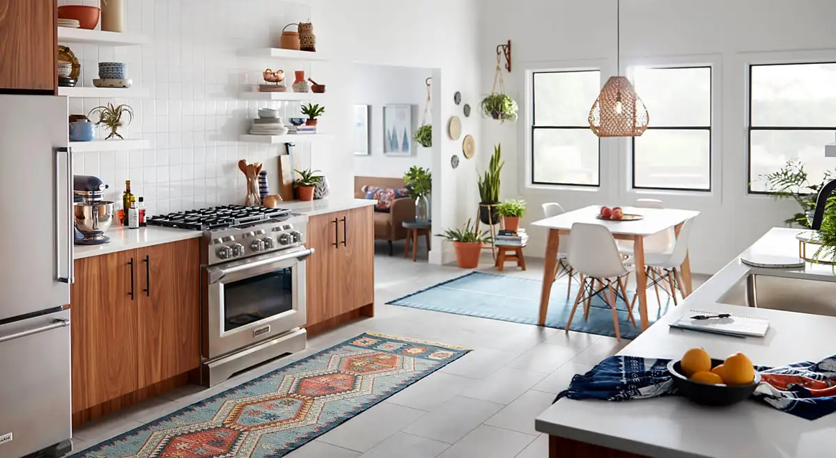 تناسب اندازه لوازم آشپزخانه با فضای داخلی