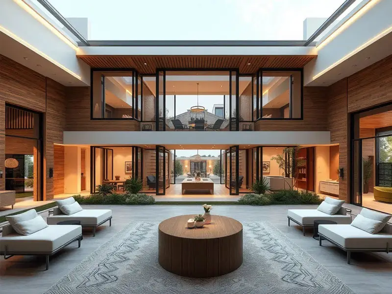 هماهنگی نمای ساختمان و فضای داخلی