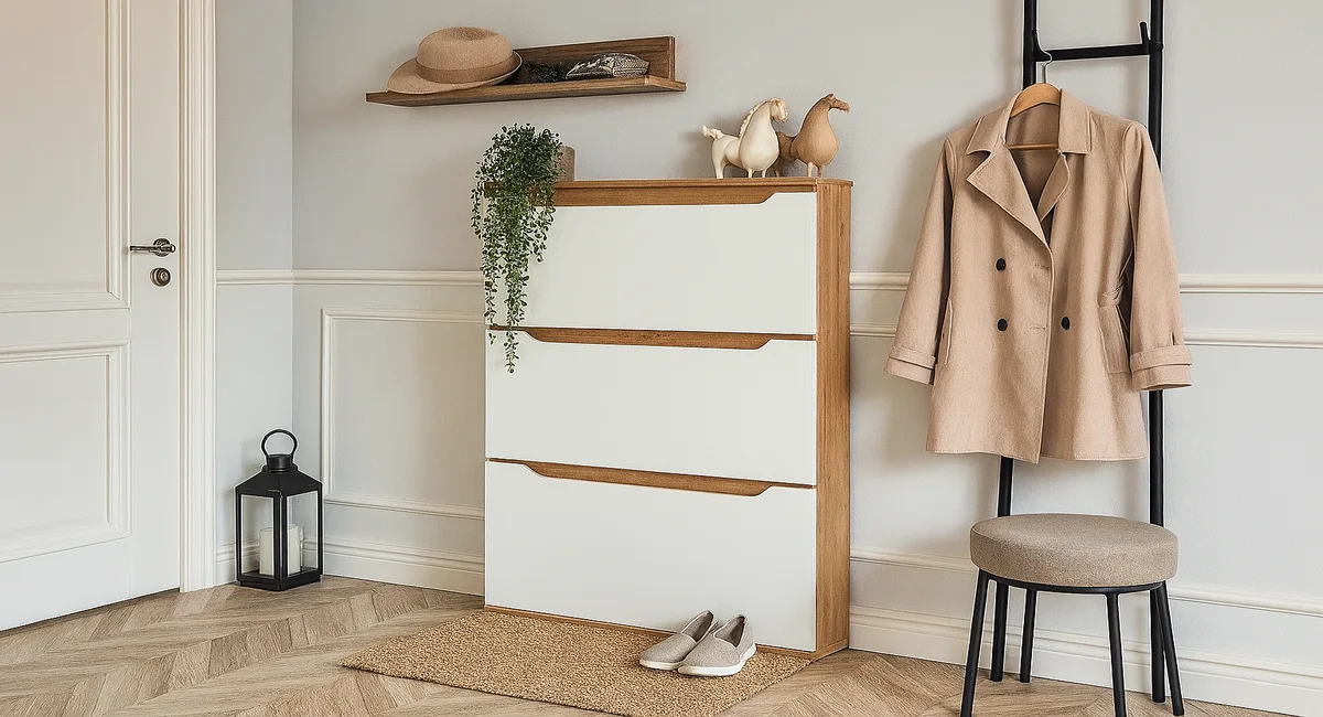 راهحلهای هوشمندانه برای نظمدهی به ورودی منزل 1 راهحلهای هوشمندانه برای نظمدهی به ورودی منزل