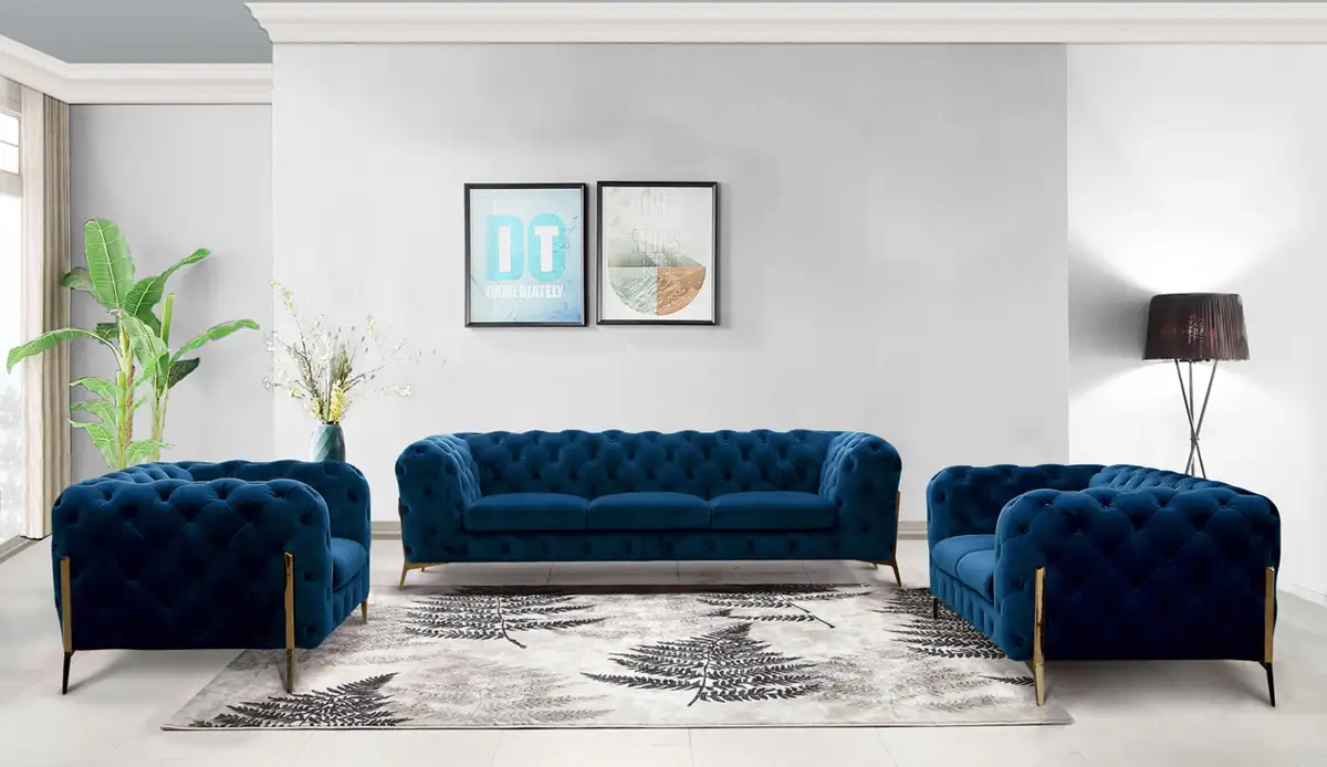 مبل چستر چیست؟ تاریخچه، مزایا و راهنمای انتخاب 4 راهنمای انتخاب مبل چستر