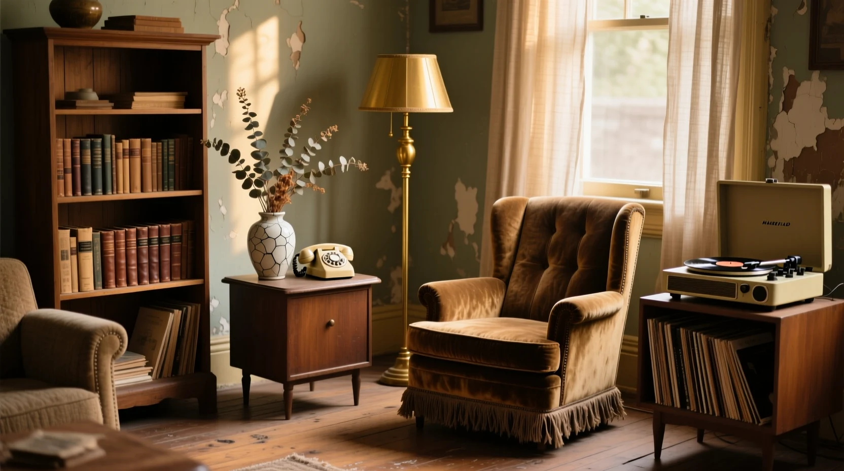 تزئین فضا با وسایل قدیمی و وینتیج