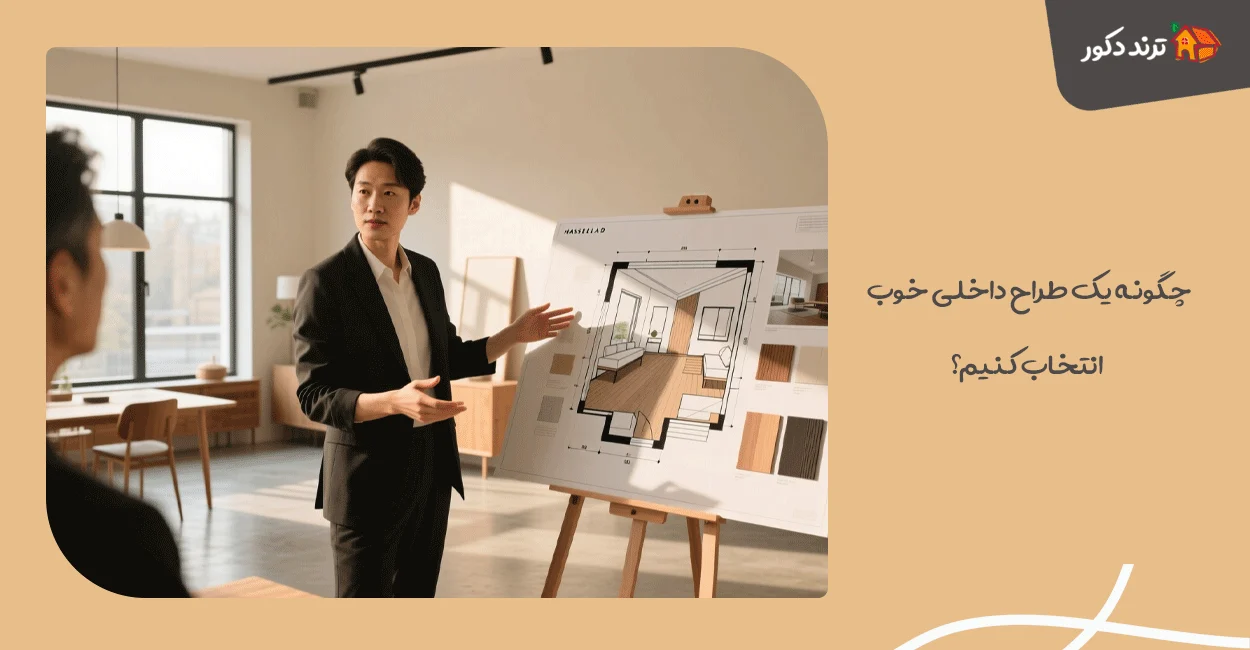 چگونه یک طراح داخلی خوب انتخاب کنیم؟