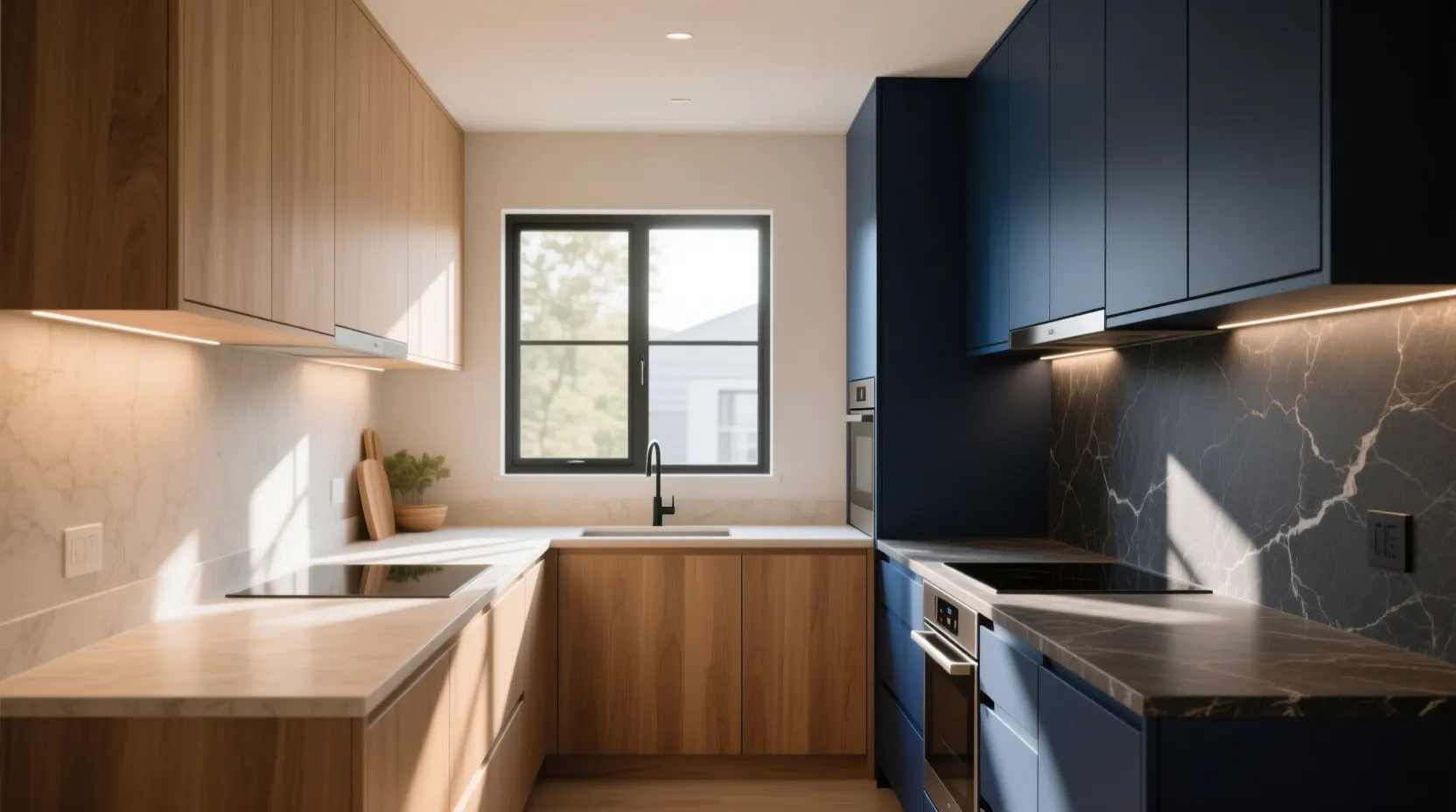 رنگ های محبوب برای طراحی آشپزخانه در ۲۰۲۵ 2 تاثیر رنگ ها بر زیبایی و کارایی آشپزخانه