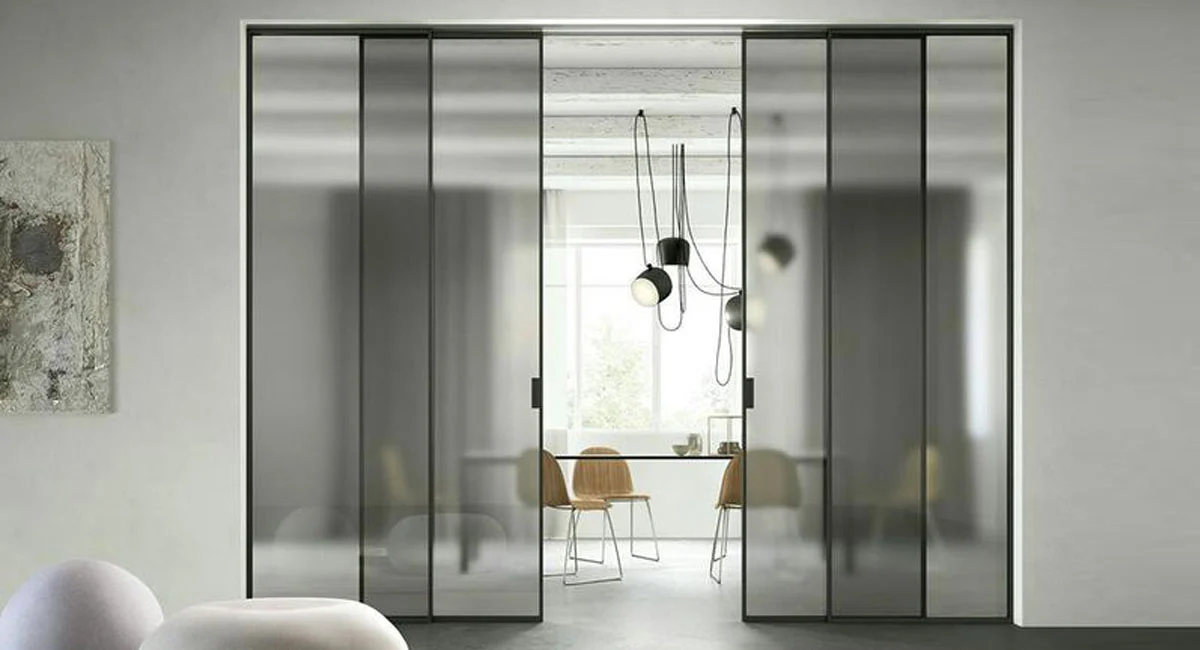 درب شیشه ای ریلی آرمان سازه