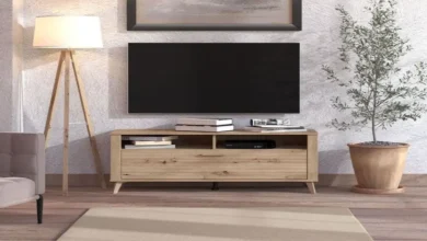 راهنمای انتخاب میز تلویزیون کوچک برای اتاق خواب کوچک شما