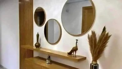 مدل‌های محبوب آینه کنسول در دکوراسیون ۲۰۲۵