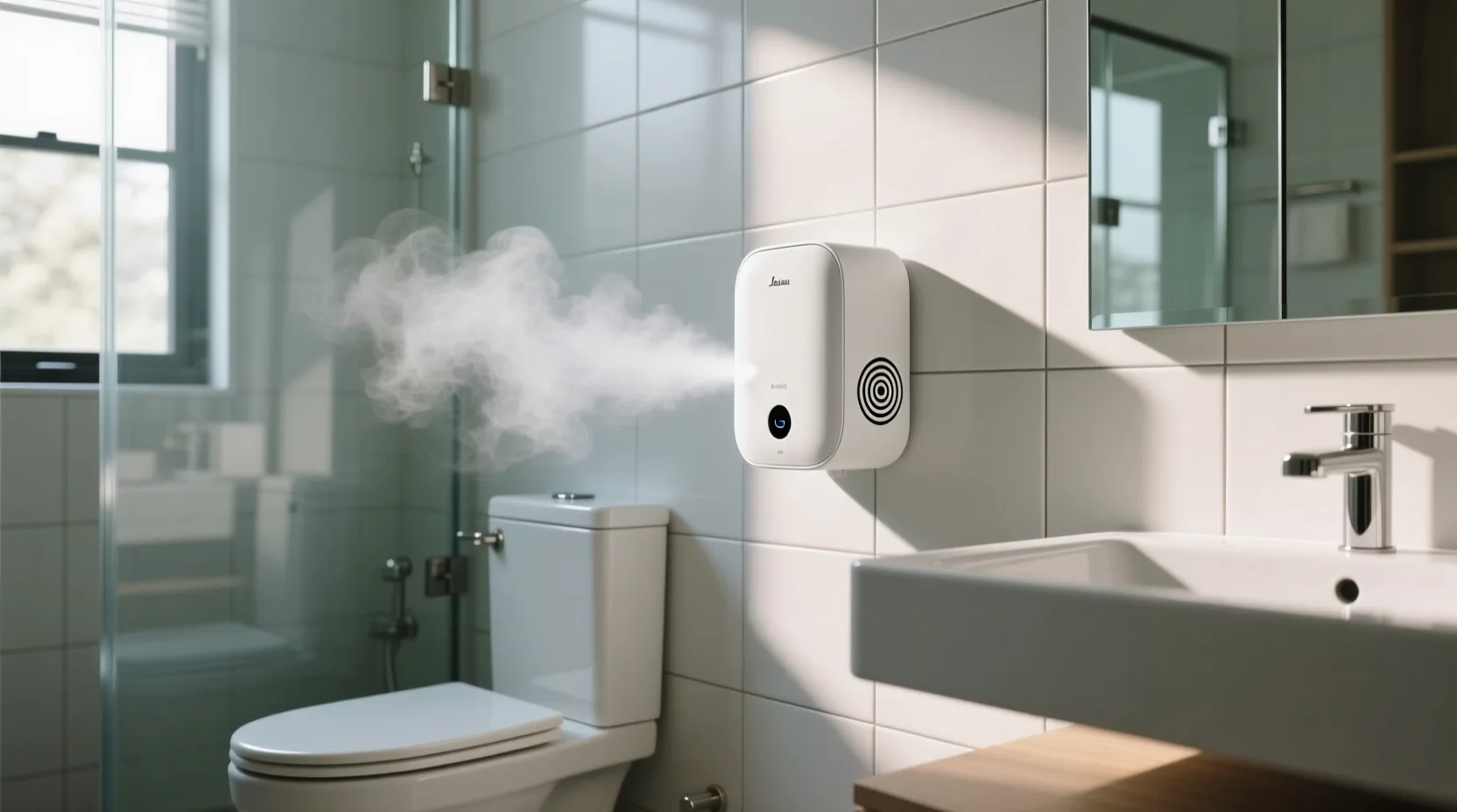 ۵ وسیله کاربردی در سرویس بهداشتی که نباید فراموش کنید 3 فیلتر هوای سرویس بهداشتی (یا خوشبوکننده هوشمند)